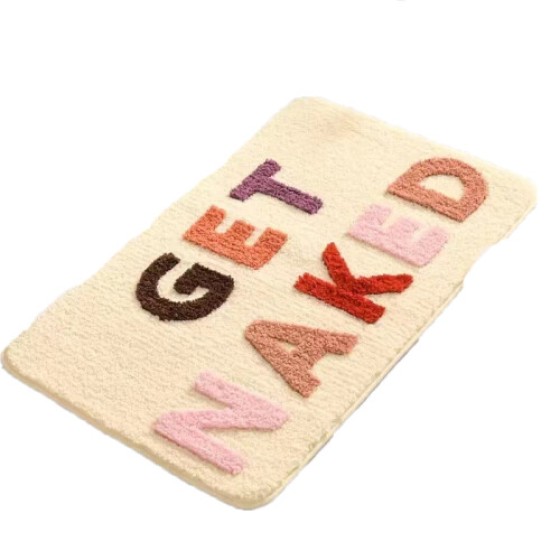 Washable non-slip bath mat, fun bath mat